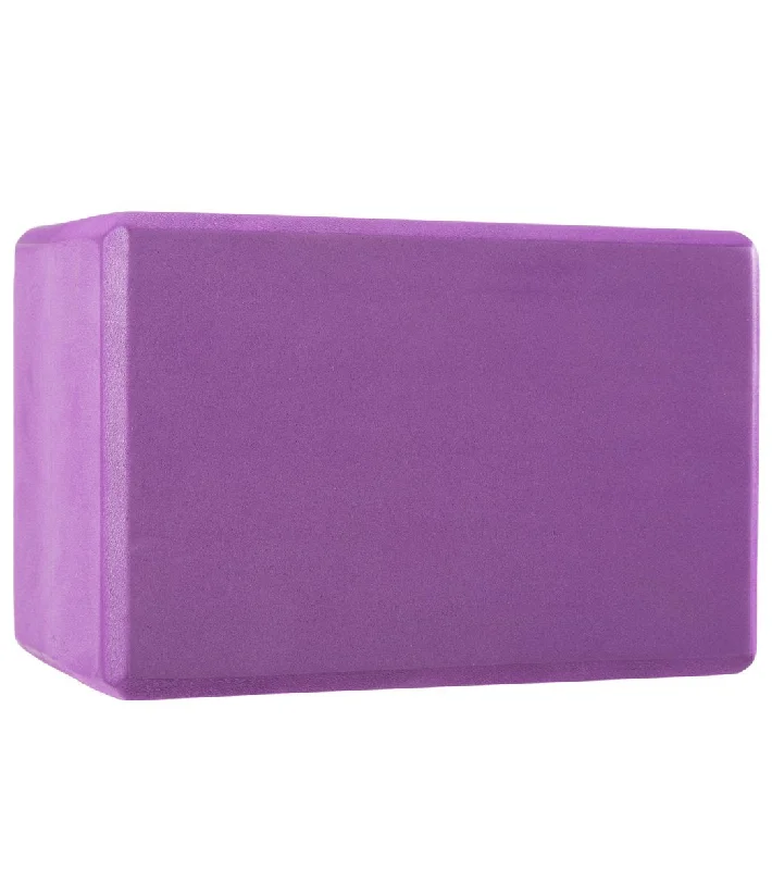 Stretch In Comfort With Affordable Yoga Gear Everyday Yoga 5 Inch Foam Yoga Block Plum Stretch In Comfort With Affordable Yoga Gear Everyday Yoga 5 Inch Foam Yoga Block Plum