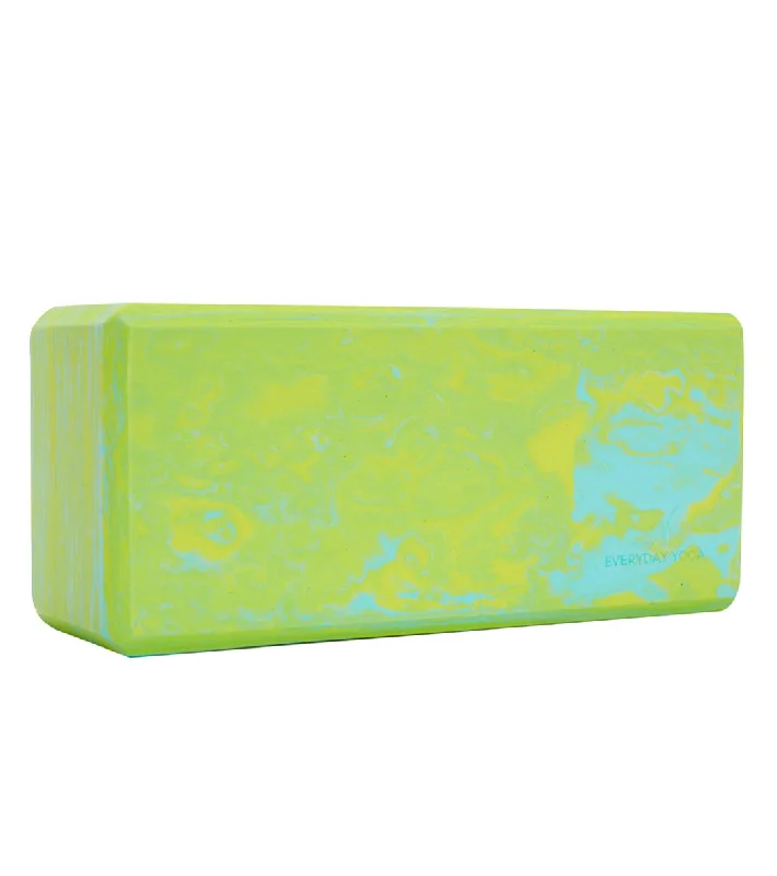 The Perfect Fit For Your Yoga Journey, Now On Sale Everyday Yoga Kid’s 3 Inch Marbled Foam Yoga Block Turquoise Multi The Perfect Fit For Your Yoga Journey, Now On Sale Everyday Yoga Kid’s 3 Inch Marbled Foam Yoga Block Turquoise Multi