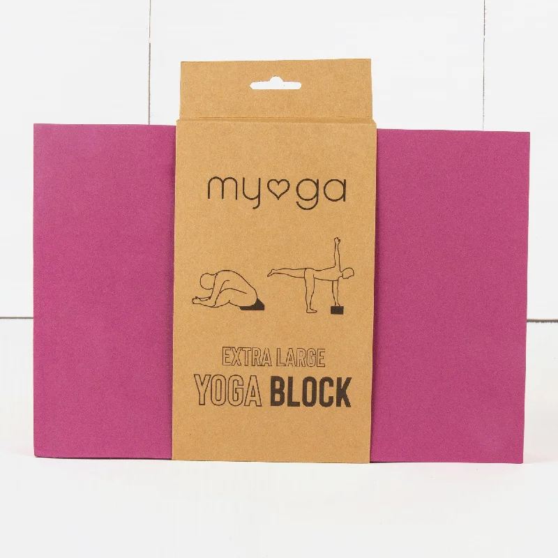 Ultimate Yoga Collection Now At Lower Prices Extra Large Foam Yoga Block - Plum