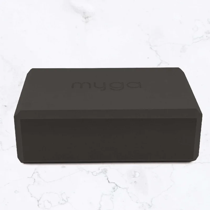 Stretch, Strengthen, And Save Today Foam Yoga Block - Black