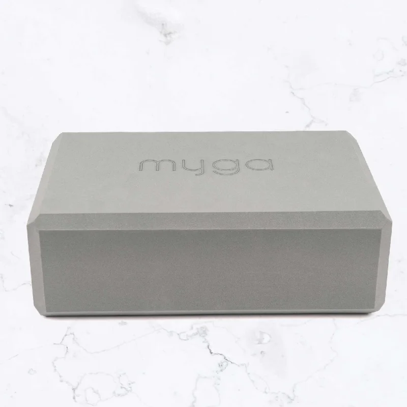 Strengthen Your Practice, Lower Your Costs Foam Yoga Block - Grey