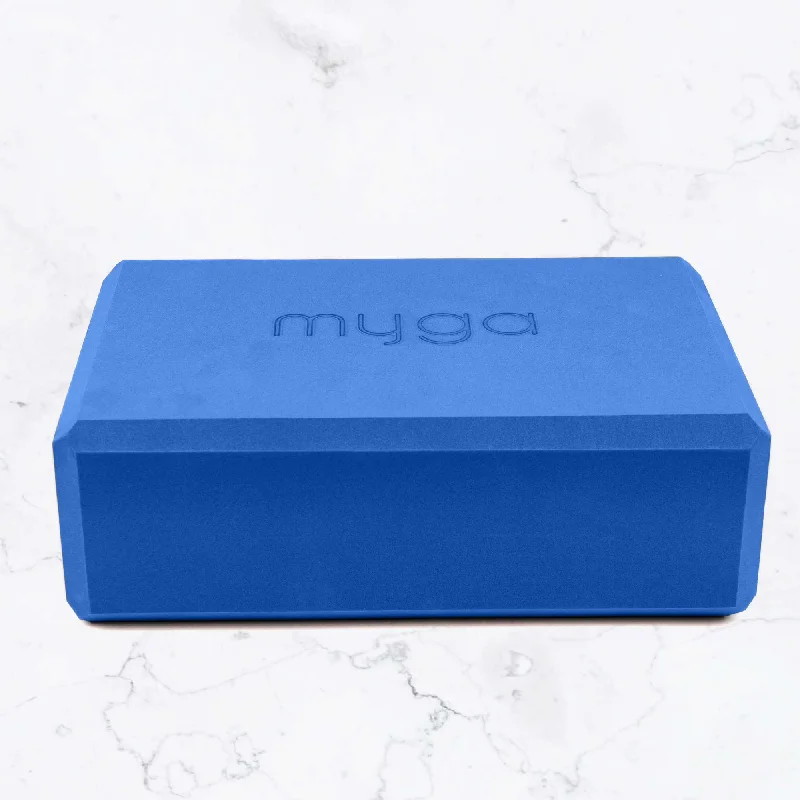 Stretch, Relax, And Save On Yoga Essentials Foam Yoga Block - Royal Blue