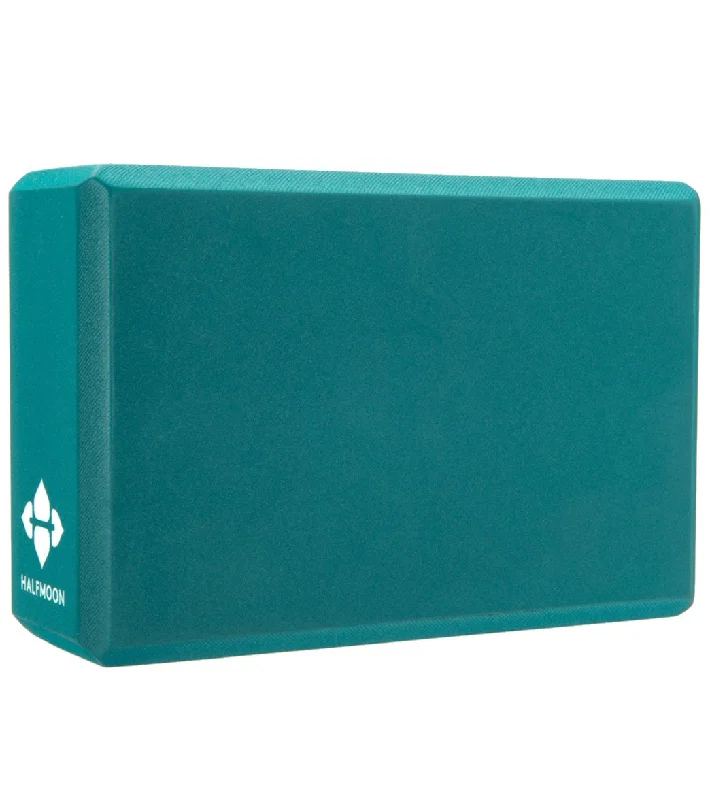 Feel Good, Look Great, Spend Less On Yoga Gear Halfmoon 3" Foam Yoga Block Glacier