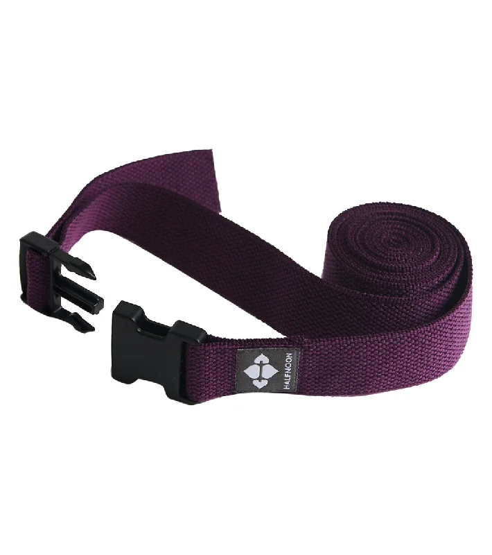 Ground Yourself With Discounted Yoga Mats Halfmoon 8 Ft Quick Release Strap Plum