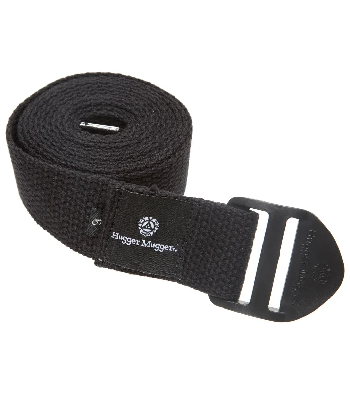 Affordable Luxury For Every Yoga Session Hugger Mugger 6' Cotton Cinch Yoga Strap Black Affordable Luxury For Every Yoga Session Hugger Mugger 6' Cotton Cinch Yoga Strap Black