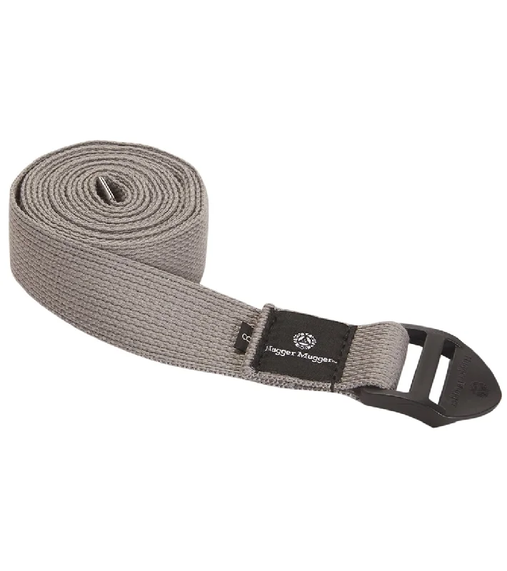 Unwind, Relax, And Save On Yoga Gear Hugger Mugger 8' Cotton Cinch Yoga Strap Grey