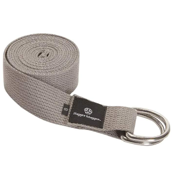 Breathe Easy With Budget-Friendly Yoga Gear Hugger Mugger D-Ring Cotton Strap 8' Grey Breathe Easy With Budget-Friendly Yoga Gear Hugger Mugger D-Ring Cotton Strap 8' Grey