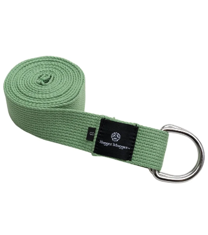 From Mat To Movement, Shop Yoga Deals Hugger Mugger D-Ring Cotton Strap 8' Light Green From Mat To Movement, Shop Yoga Deals Hugger Mugger D-Ring Cotton Strap 8' Light Green