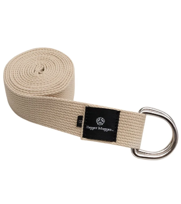 Your Yoga Journey Starts With Savings Hugger Mugger D-Ring Cotton Strap 8' Natural
