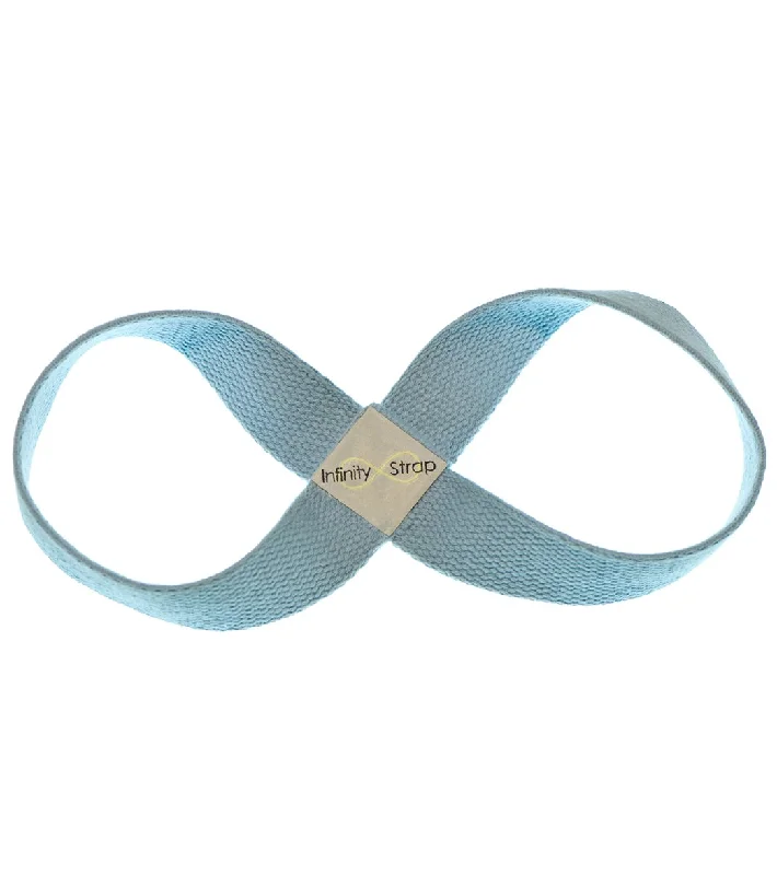 Deepen Your Practice With Budget-Friendly Accessories Infinity Strap Cotton Small 13" Yoga Strap Sky Deepen Your Practice With Budget-Friendly Accessories Infinity Strap Cotton Small 13" Yoga Strap Sky