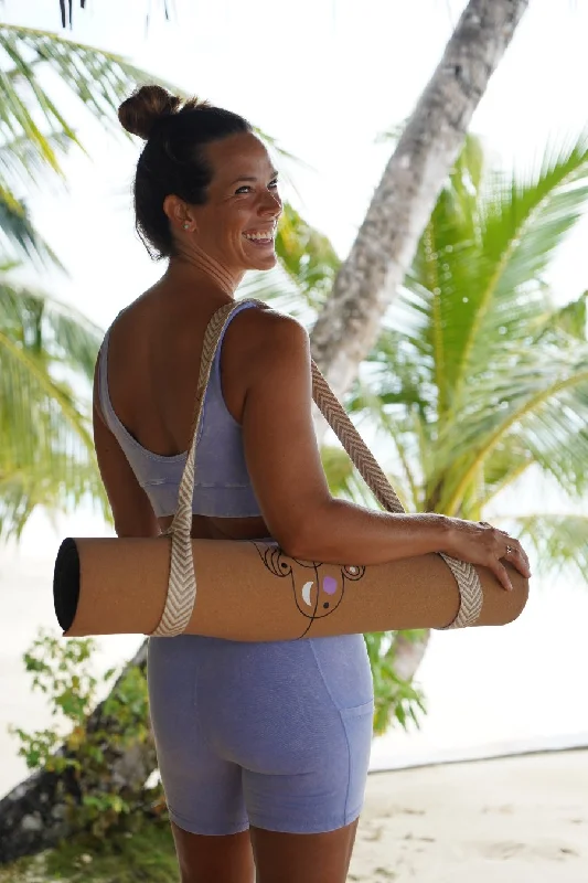 Stay Cool And Comfortable With Yoga Sale Offers Jute Yoga Strap in Cream/Natural 140cm