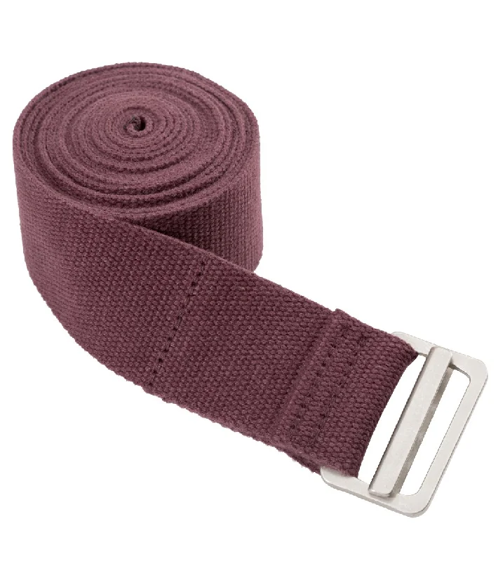 The Best Yoga Props At The Best Prices Manduka AligN 8' Yoga Strap Raisin
