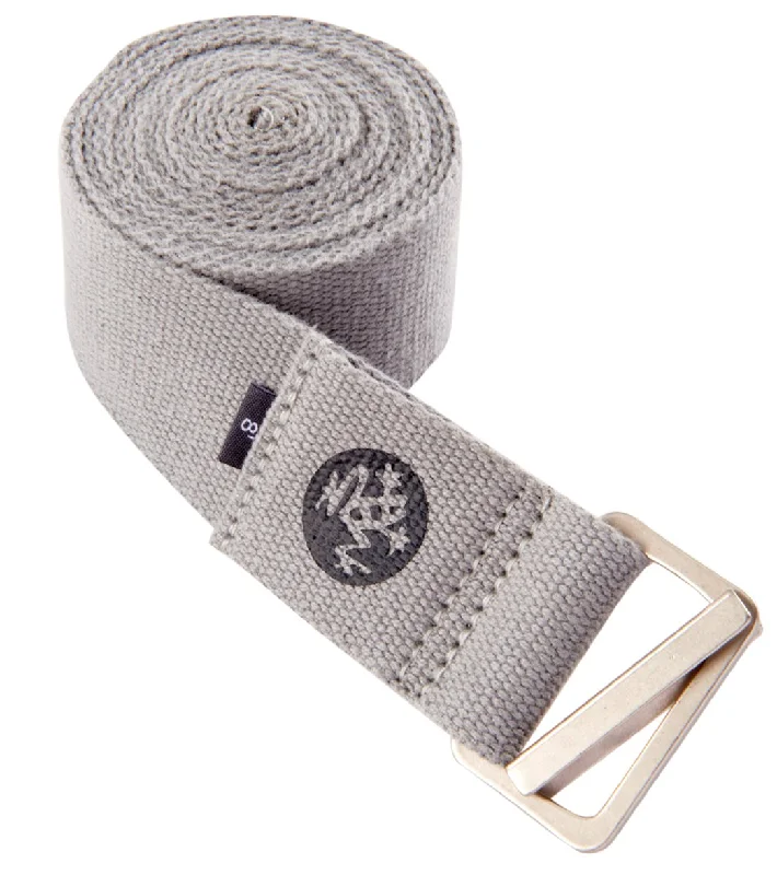 Support Your Flow With Discounted Yoga Equipment Manduka AligN 8' Yoga Strap Slate