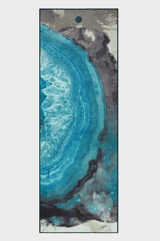 Essential Yoga Gear At Unmissable Prices MANDUKA // YOGITOES SKIDLESS MAT TOWEL - CRYSTAL LAKE