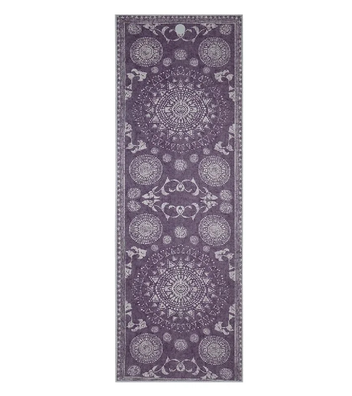 Manduka Yogitoes® Yoga Mat Towel, 71" Geija Purple