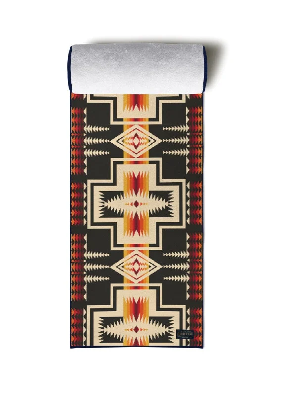 Support Your Flow With Discounted Yoga Equipment Yoga Towel Pendleton Harding Black