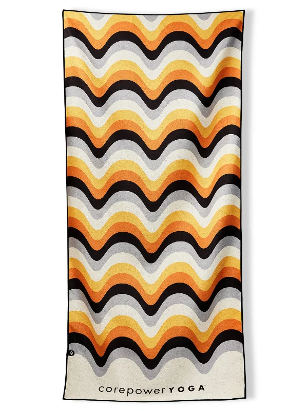 Style And Support For Every Pose At Special Discounts CorePower Wave Towel