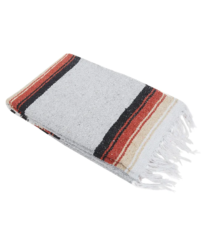 From Mats To Straps, Shop Yoga Deals Today West Path Baja Diamond Mexican Yoga Blanket Charcoal/Rust From Mats To Straps, Shop Yoga Deals Today West Path Baja Diamond Mexican Yoga Blanket Charcoal/Rust