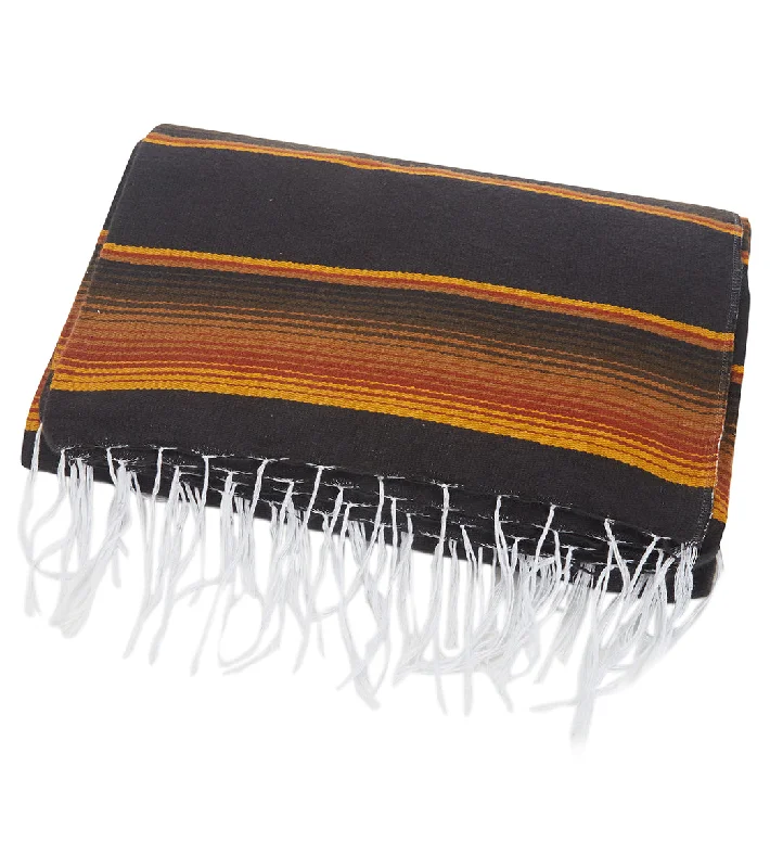 Affordable Luxury For Every Yoga Session West Path Serape Mexican Yoga Blanket Brown Affordable Luxury For Every Yoga Session West Path Serape Mexican Yoga Blanket Brown