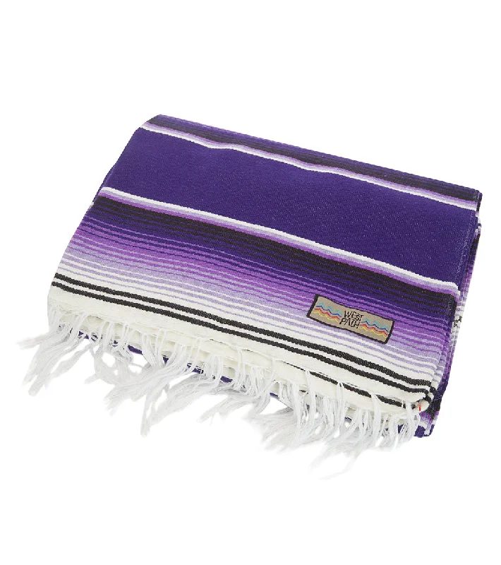 Flexible Prices For Flexible Moves West Path Serape Mexican Yoga Blanket Purple