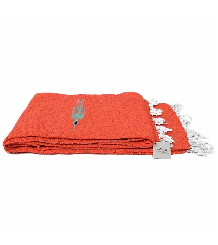 Style And Support For Every Pose At Special Discounts West Path Thunderbird Mexican Yoga Blanket Orange Style And Support For Every Pose At Special Discounts West Path Thunderbird Mexican Yoga Blanket Orange