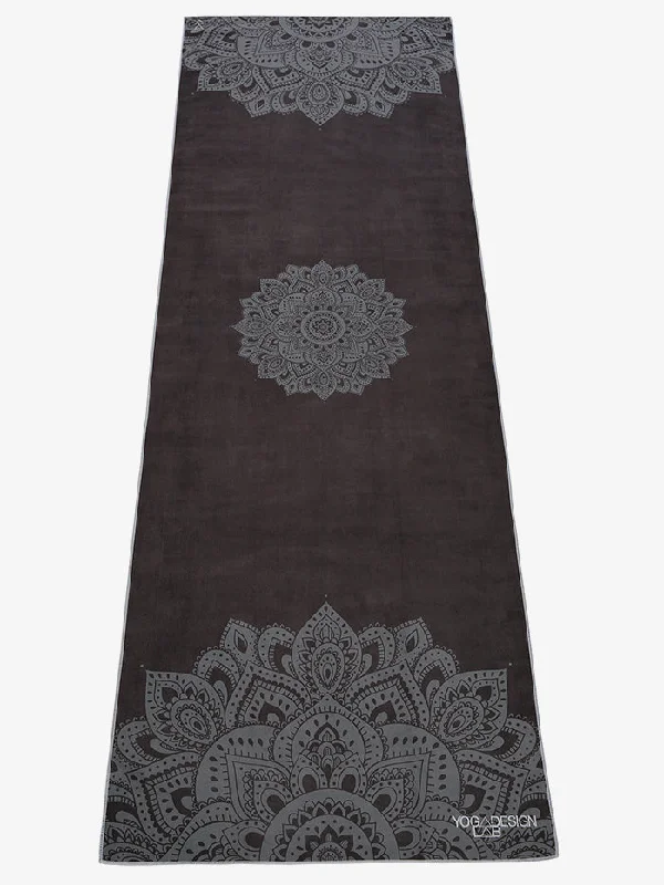 Mindful Movement Starts With Mindful Savings Yoga Design Lab Mat Towel - Mandala Black Mindful Movement Starts With Mindful Savings Yoga Design Lab Mat Towel - Mandala Black