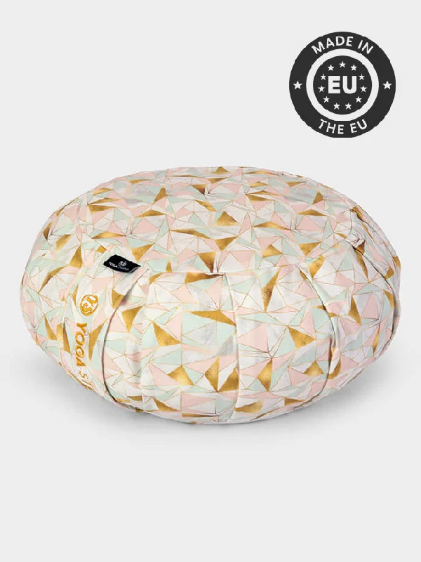 The Right Yoga Tools At The Right Price Yoga Studio EU Organic Buckwheat Zafu Round Meditation Cushion - Abstract Collection The Right Yoga Tools At The Right Price Yoga Studio EU Organic Buckwheat Zafu Round Meditation Cushion - Abstract Collection