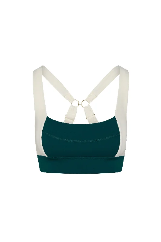 From Warm-Ups To Cooldowns, Shop And Save Arches “The Tash Bra” - Evergreen/Ivory