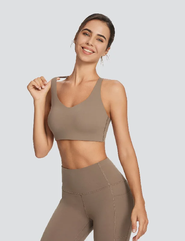 Limited-Time Sale On Stylish Yoga Apparel Nuleaf Spaghetti Strap Low Impact Bra