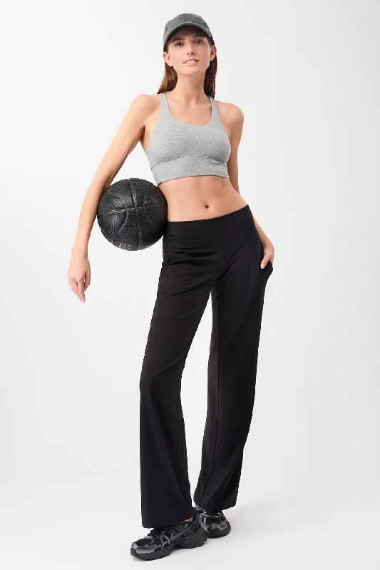 Yoga Wear That Moves With You At Lower Prices New Studio Bra (Grey Melange)