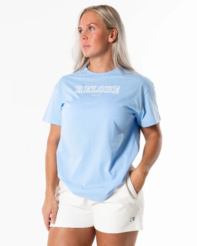 Look And Feel Your Best With Discounted Yoga Clothing Classic T-shirt - Blue