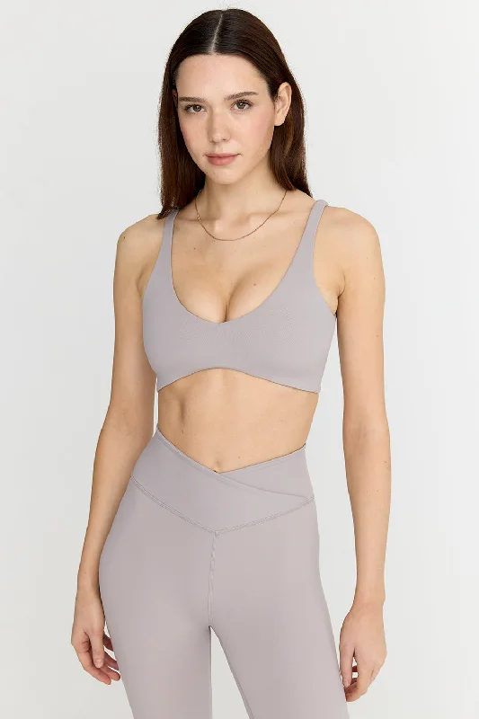 Flow In Comfort With Stylish Discounts DAYFLEX PUSH-UP SPORTS BRA - TAUPE