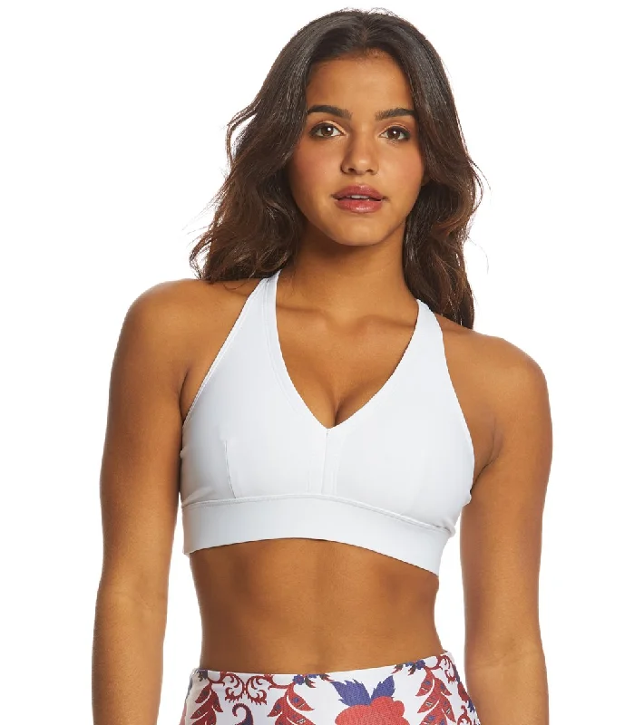 Onzie Stunning Yoga Sports Bra White