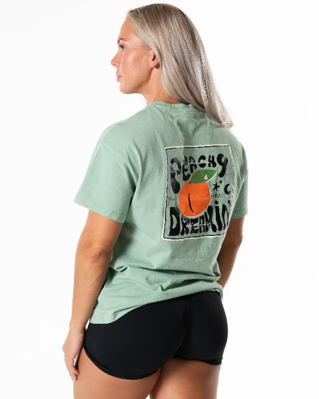 The Best Styles At The Best Prices Peachy T-shirt - Green
