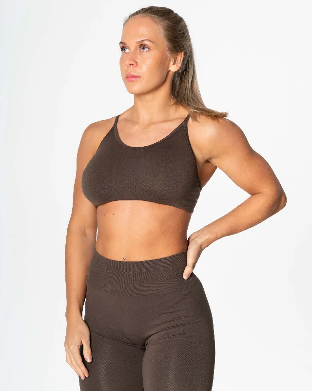 From Warm-Ups To Cooldowns, Shop And Save Prime Seamless Top - Brown
