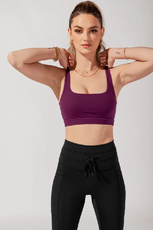 Elevate Your Style And Practice For Less Tone Bra - Winter Plum
