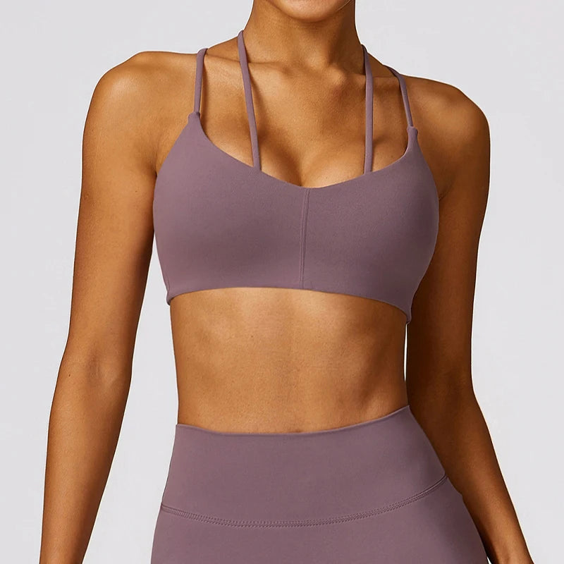 Flow Into Savings With Trendy Yoga Apparel Twin Strap Yoga Bra
