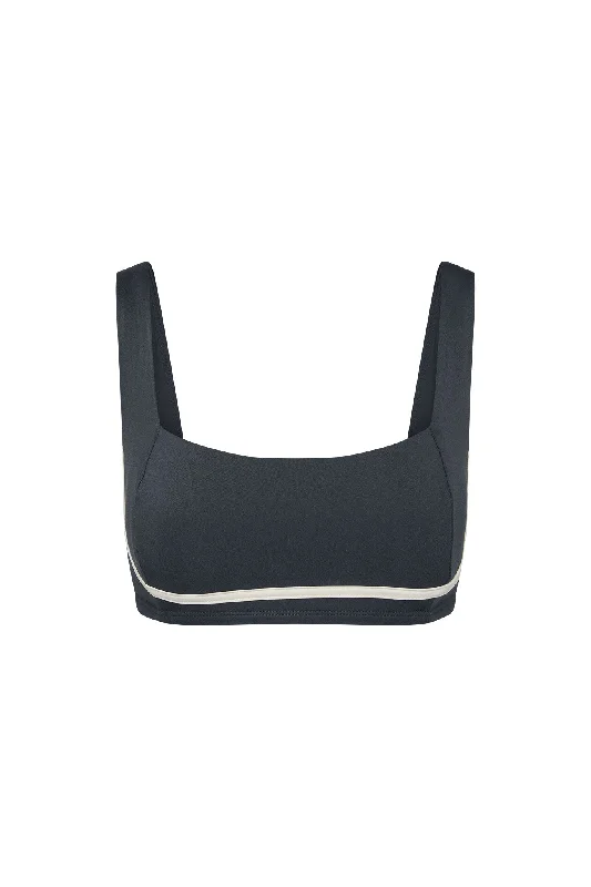 Limited-Stock Sale On Yoga Tops And Leggings Zion Bra - Slate/Ivory