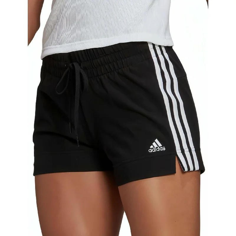 Flex Your Budget With Premium Yoga Clothing Deals adidas Essentials Slim 3 Stripes Womens Training Shorts - Black Flex Your Budget With Premium Yoga Clothing Deals adidas Essentials Slim 3 Stripes Womens Training Shorts - Black