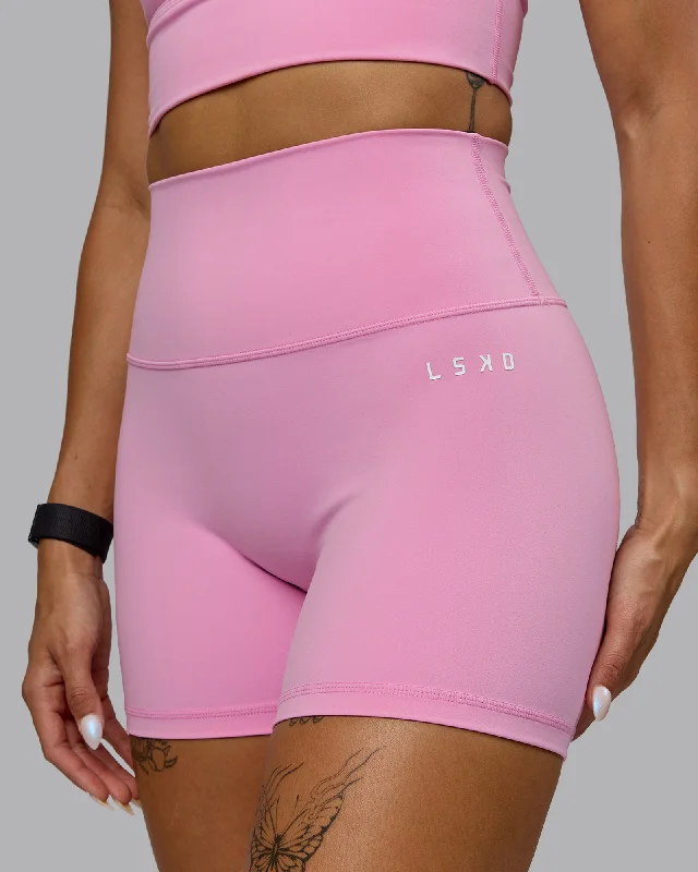 Lightweight, Breathable Yoga Wear At Special Prices Base 2.0 X-Length Shorts - Bubblegum Lightweight, Breathable Yoga Wear At Special Prices Base 2.0 X-Length Shorts - Bubblegum