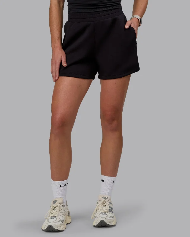 Find Balance In Stylish And Affordable Yoga Wear Elevate SoftTouch 4" Shorts - Black-Black Find Balance In Stylish And Affordable Yoga Wear Elevate SoftTouch 4" Shorts - Black-Black