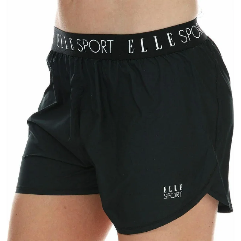 Embrace Comfort With Yoga Wear On Sale Elle Sport Signature Womens Training Shorts - Black Embrace Comfort With Yoga Wear On Sale Elle Sport Signature Womens Training Shorts - Black