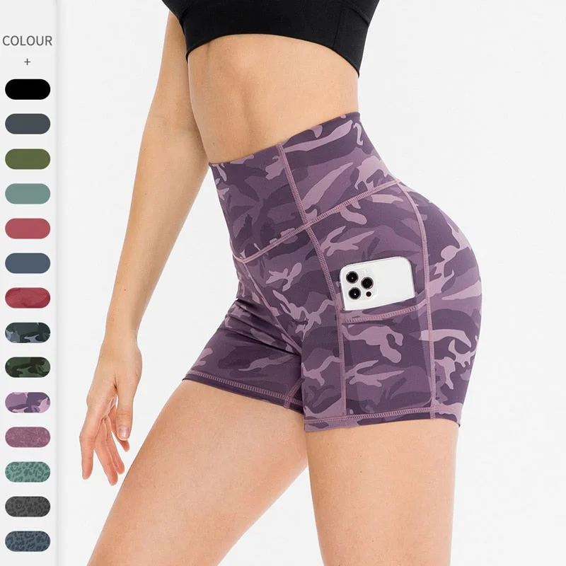 Premium Yoga Wear At Special Discounts High Waist Hip Raise Tight Yoga Shorts