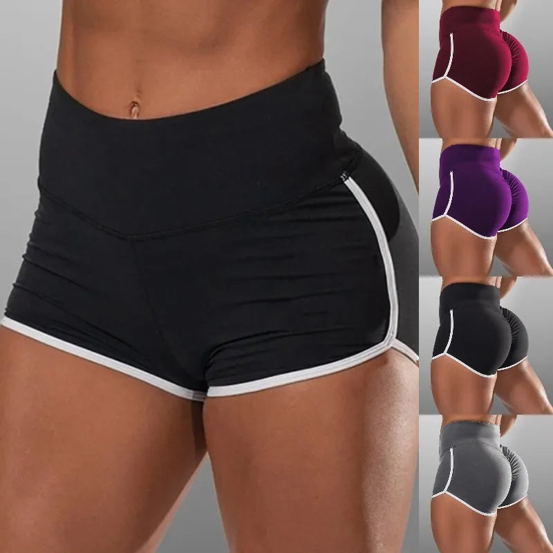 Yoga Wear At Unbeatable Prices New Women Mid Waist Sport Shorts