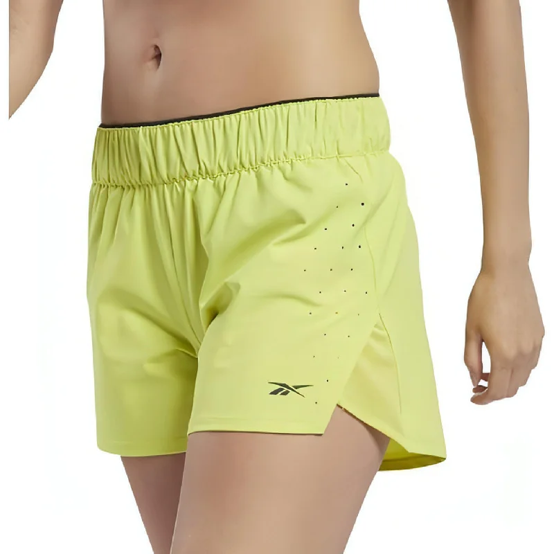 Look And Feel Your Best With Discounted Yoga Clothing Reebok United By Fitness Epic Womens Training Shorts - Yellow Look And Feel Your Best With Discounted Yoga Clothing Reebok United By Fitness Epic Womens Training Shorts - Yellow