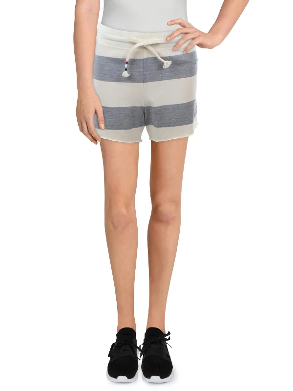 From Warm-Ups To Cooldowns, Shop And Save Rugby Womens Striped Drawstring Casual Shorts From Warm-Ups To Cooldowns, Shop And Save Rugby Womens Striped Drawstring Casual Shorts