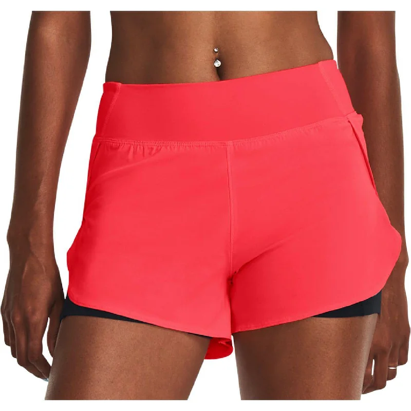 Yoga Wear At Unbeatable Prices Under Armour Flex Woven 2 In 1 Womens Training Shorts - Pink Yoga Wear At Unbeatable Prices Under Armour Flex Woven 2 In 1 Womens Training Shorts - Pink