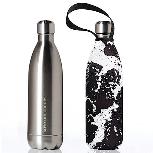 Elevate Your Experience With Must-Have Yoga Gear BBBYO Silver Stainless Steel Water Bottle with Cover 1 Litre - Whitewater Elevate Your Experience With Must-Have Yoga Gear BBBYO Silver Stainless Steel Water Bottle with Cover 1 Litre - Whitewater