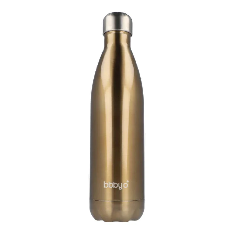 Yoga Essentials At Unbeatable Prices BBBYO Stainless Steel Water Bottle 750ml - Gold Yoga Essentials At Unbeatable Prices BBBYO Stainless Steel Water Bottle 750ml - Gold