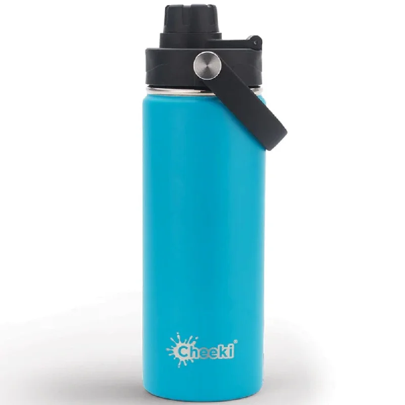 Your Perfect Yoga Essentials Now On Sale Cheeki 600ml Insulated Adventure Bottle - Aqua Your Perfect Yoga Essentials Now On Sale Cheeki 600ml Insulated Adventure Bottle - Aqua